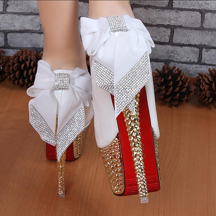Hot Sale Fashion Brands Sexy Fine with high heels Princess shoes ...