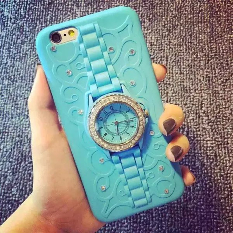 New arrival Luxury Wrist Watch Phone Case For iPhone 6 6S 6p 6s plus 5 5s