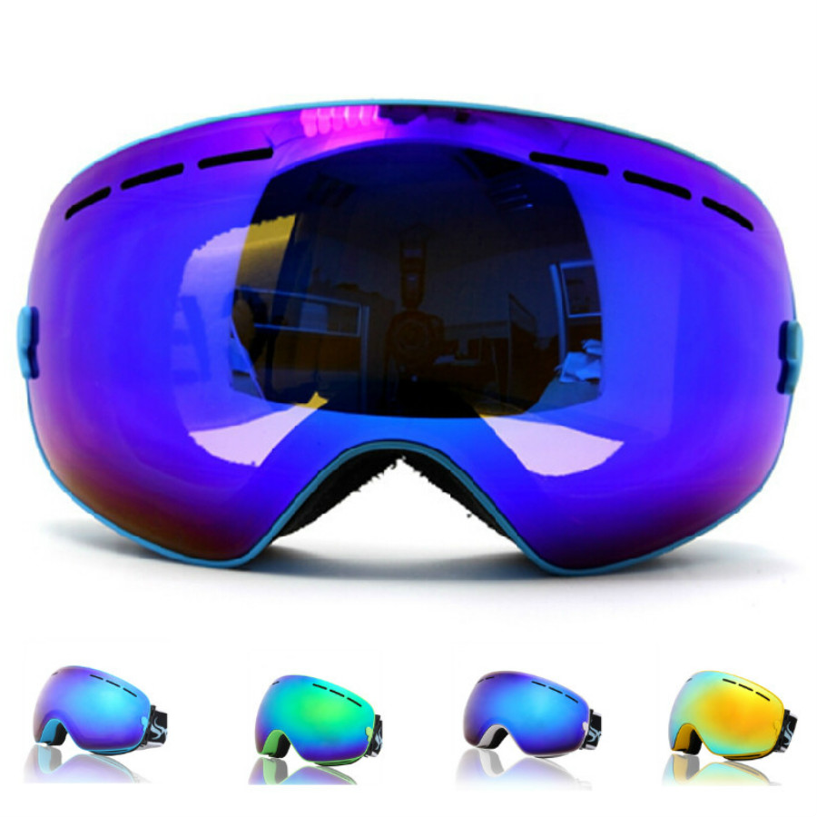 2016 New Brand Professional Ski Goggles Double Lens UV Cut Anti-fog Big Ski Glasses Skiing Snowboarding Men Women Snow goggles