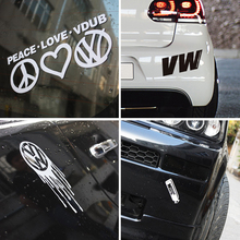 VW Sticker Collection Vinyl Reflective Wholebody Car Sticker Auto Decal for Volkswagen Polo Golf Bora Passat Tiguan Car Styling