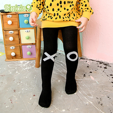 Geometric Pattern Girls Stocking Kids Girls Tights Toddler Infant Clothing Cotton Children’s Tights For Boys Pantyhose For 0-3Y