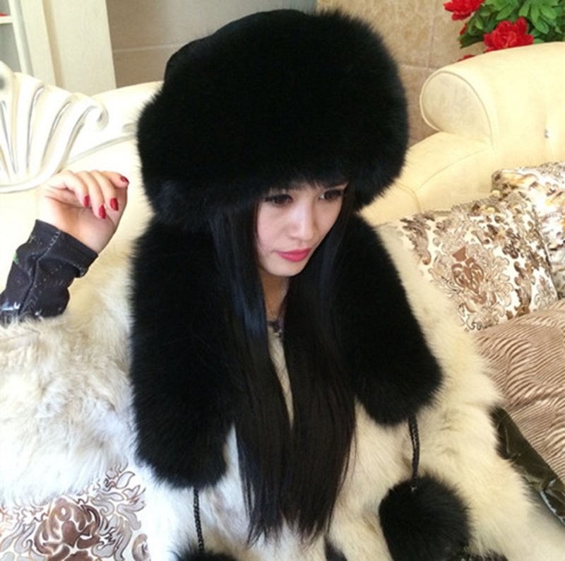 Winter Women Real New Mink Fur Hat Cap Headgear Beanie Beret QS067