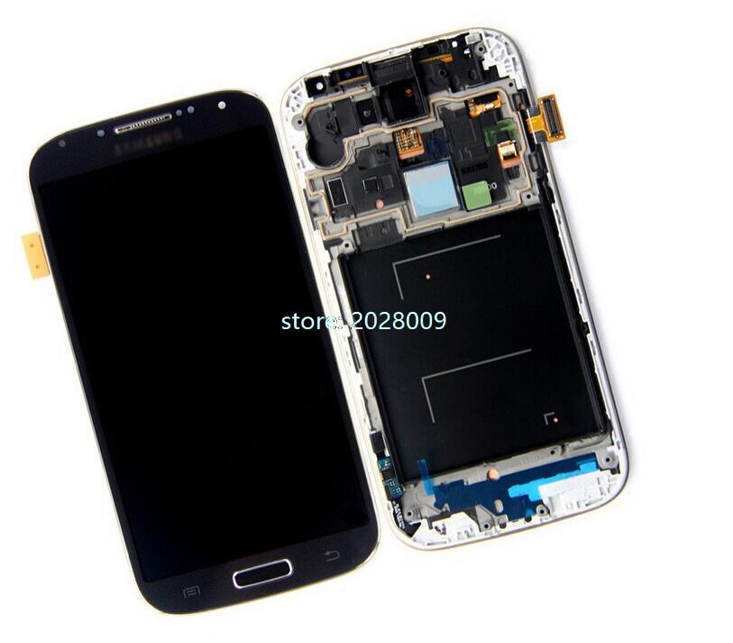 Фотография 5pcs/lot  For Samsung Galaxy S4 i9505 LCD Display Screen Touch Digitizer Assembly with Frame Replacement good quolity