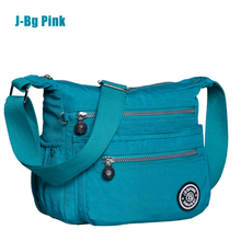 2016 New Waterproof Nylon women messenger bags high quality Kippled Style Casual Clutch Carteira Female Travel