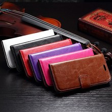 Luxury wallet bag stand retro business carzy horse TOP leather case cover for Samsung Galaxy A3