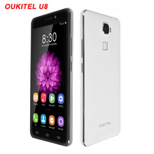 Original OUKITEL U8 5.5” Android 5.1 Smartphone MTK6735 Quad Core 1.0GHz ROM 16GB RAM 2GB OTG Dual SIM GPS GSM & WCDMA &FDD-LTE