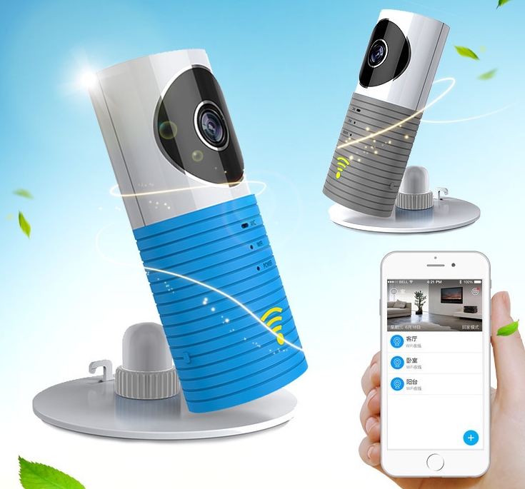 New Arrival Clever Dog Smart Auto Wifi IP Camera 720P Wide Angle P2P