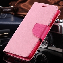 PU Flip Leather Case for Samsung Galaxy S4 SIV I9500 Wallet Book Style Cover Stand Holder