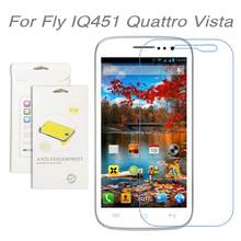 3pcs/lot For Fly IQ451 Quattro Vista,High Clear LCD Screen Protective Film Screen Guard Screen Protector Film For Fly IQ451