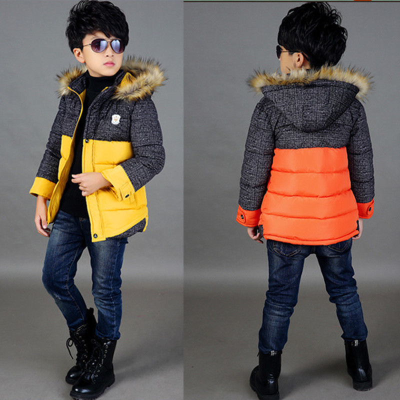Brand Snowsuit Infantil Kids Clothes Jacket Boy Winter Coat Parka Casaco Next Baby Warm Coats Children Clothing Enfant Outwear