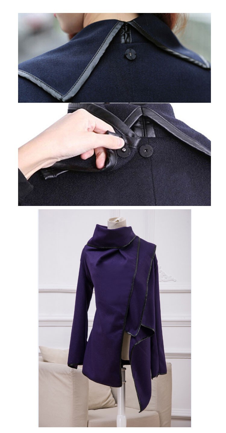 Coat!!! Wwinter Coat Women Casaco Feminino Women Coat Jacket Poncho Female Overcoat Coat 2015 Winter Coats for Women Jacket cape (4)