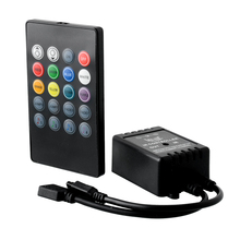 20 Key Music Voice Sensor Controller Sound Activated IR Remote Control Practical Home Party RGB LED