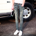 Autumn and winter 2016 Arrival New Designer Jeans Men Character Ripped Holes Casual Men s Jeans