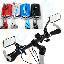 1pcs/lot Bike Bicycle Rear View Mirror Classic Cycling Rectangle Mirror Reflector Handlebar And Eearview Mirror Bicycle Parts