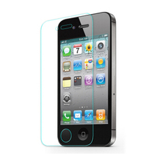 new pelicula de vidro clear 0.3mm slim guard ecran protecteur premium tempered glass film screen protector for iphone 4 4s iphon