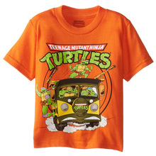 2016 New Kids Teenage Mutant Ninja Turtles T shirt Short Sleeve 100% Cotton Children TMNT T- shirt Baby Boys Tortoise Tees
