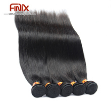 Natural Black 7A Grade Brazilian Virgin Hair Straight 4 Pcs Cheap Human Hair 100g bundles Brazilian