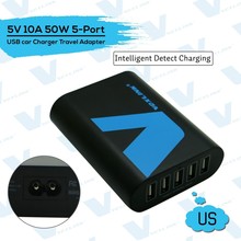15pcs Voxlink 5 Port 5V/10A USB Charger Intelligent Travel Home Charging Adapter For iPhone 6/6s/6splus/6 plus Samsung S5 S6