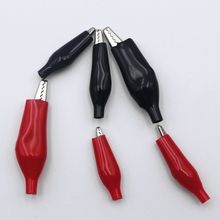 20pcs Alligator Clip 4.5cm Red and Black Size 45mm Crocodile Test Clip ( 10pcs Red+10pcs Black)
