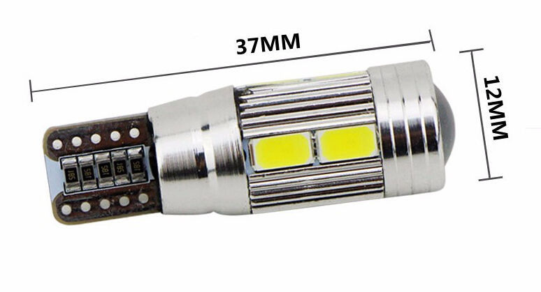 2X car styling Car Auto LED T10 194 W5W Canbus 10 smd 5630 cree LED Light