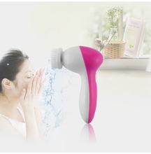 1pcs Hot Worldwide 5 In 1 Body Face Skin Care Cleaning Wash Brush SPA Facial Beauty Relief Massager