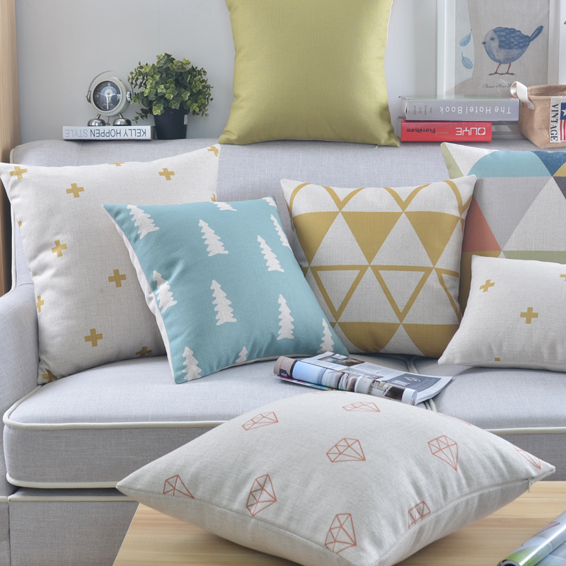 Wholesale Elegant Geometric Decorative Throw Pillows Simplicity