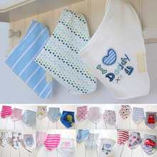 3pcs set Baby Bibs Cotton Bandana Bibs Infant Babador Saliva Bavoir Towel baberos bebes Babadores For