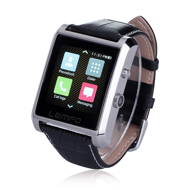 Lemfo    android-ios Bluetooth 4.0 Smartwatch     IPS  1,3-   MT 2502A