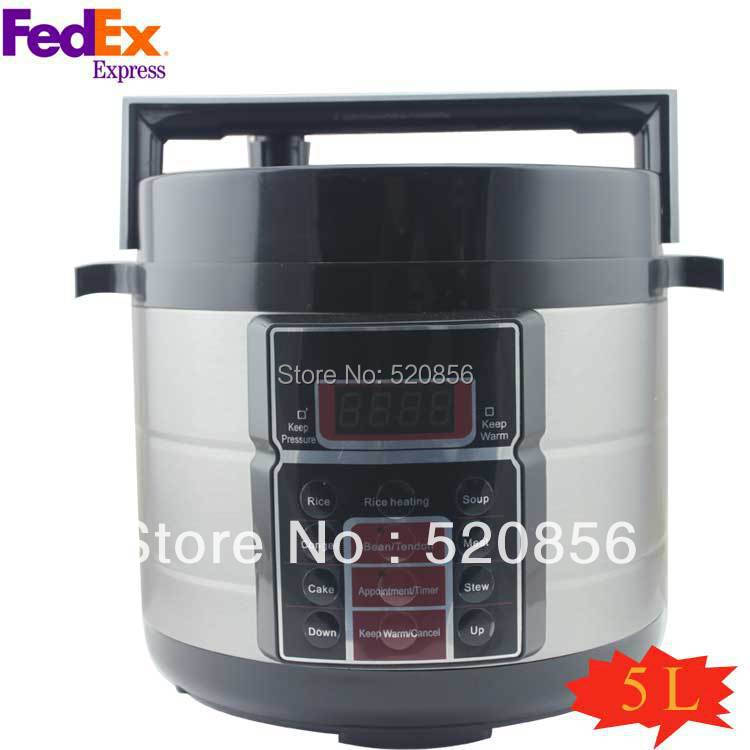 Free Shipping 5 L Electric Pressure Multi Cookers High