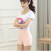 2015 summer fashion female high waist wild stretch legs Korean candy colored shorts sexy skinny cotton