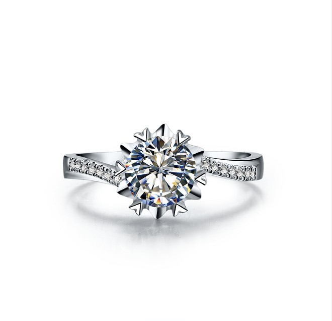 snow flake wedding ring