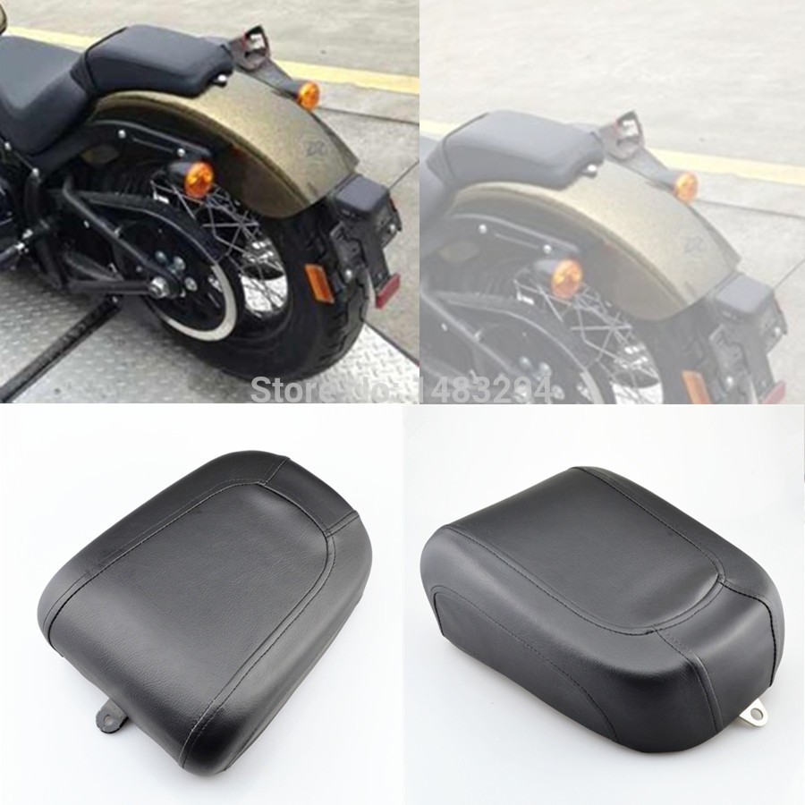 Rear-Pillion-Passenger-Seat-Fits-For-Harley-Davidson-FLSTSB-Softail-Cross-Bones-2008-2011