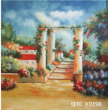 New arrival 3m*6m Hand painted Muslin scenic wedding Backdrop K9198 ,photo studio backdrop ,photography background