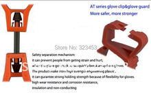 128 32mm metal detectable plastic Glove Clip protective Holder safety work gloves Guard