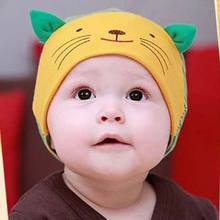 Hot Soft Cotton Baby Cat Stripe Beanie Boys Girls Hat Infant Newborn Kids Cap