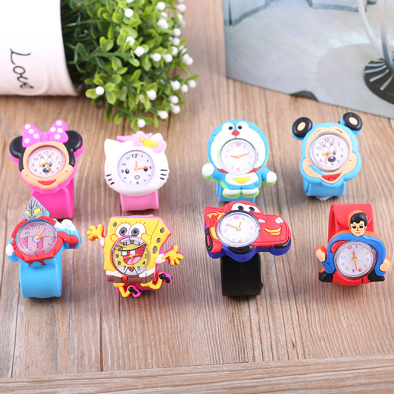 Montre Enfant Hello Kitty Cartoon Watch Slap Snap Bendable Kids Watches Children s Colorful Silicone Wristwatch