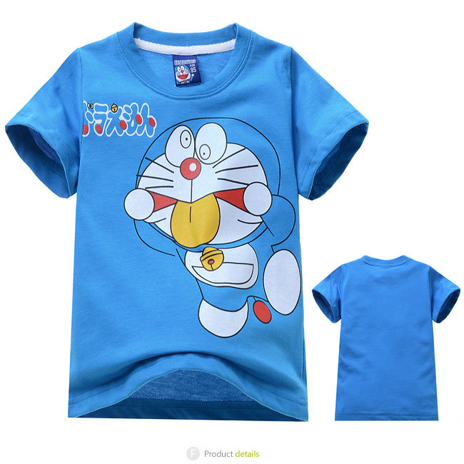 2015 Hot Sale Children Kids Clothing Doraemon Baby Boys T Shirts For
