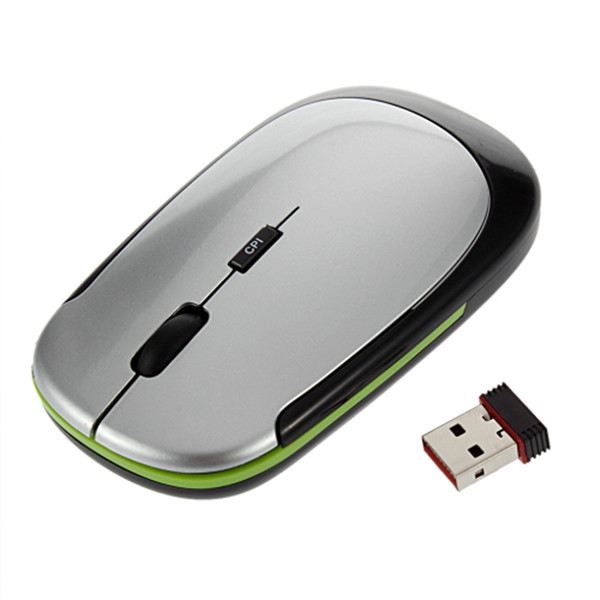 1Pc 2.4GHz USB Receiver Slim Mini Wireless Optical Mouse Mice for Laptop PC Drop Shipping Wholesale