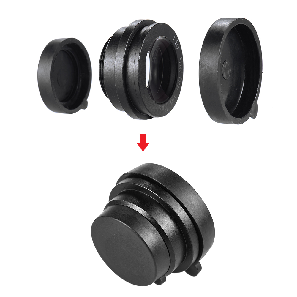 Description Picture 5 of item1.51X Fixed Focus Eyecup Magnifier Viewfinder Eyepiece for Fujifilm Canon Nikon Sony Pentax Olympus Sigma Minoltaz DSLR Camera