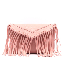 2015 New Fashion Tassel Mini Women Bags Ladies Small Casual PU Leather Fringe Satchel Crossbody Messenger