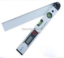Alta calidad 16 pulgadas 400 mm / 225 grados angel pantalla LCD Digital transportador nivel de burbuja nivel de ángulo