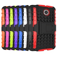 For Moto X+1 Mix Color Stand Case Dual Armor TPU & PC Mobile Cell Combo Phone Case With Stand Heavy Duty Smartphone Cover