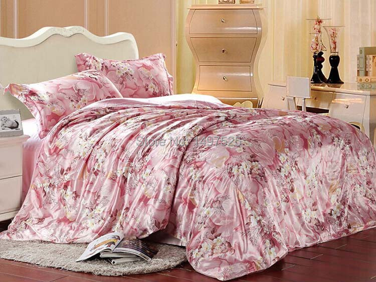 custom bedding set 20 silk pink reactive printing twin custom bedding set 20 silk pink reactive printing twin