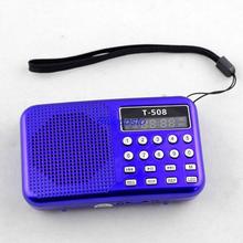 Retail B 2014 Portable Digital Pocket LED Stereo FM Radio MP3 Music Player Speaker FS