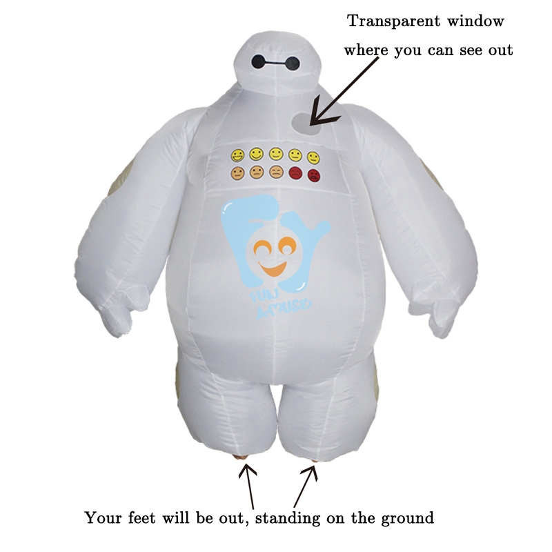 2015 NEW Big Hero 6 Inflatable Costume Halloween Baymax funny Costume