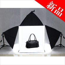 Photo Studio Light Tent Cube Soft Lighting Backdrop Kit In A Box60cm 3pcs softbox background photo box softbox kit studio box CP