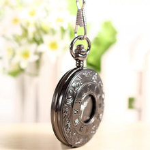 Antique Becatiful Mens Womens Analog Display Quartz Movement Pocket Watch Free Shipping