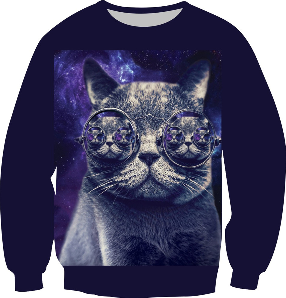 Buy Size XS 6XL New Fashion Galaxy Sweatshirt Print