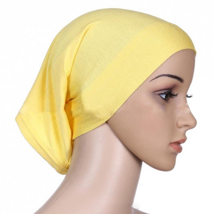 Mujeres Damas Bajo Bufanda Hijab lazo a la espalda hueso Sombrero Gorra Elástico
