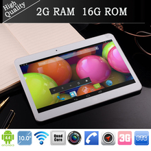 N9106 10″ Tablet PC Android4.4 3G Phone Call mtk6582 Quad Core 2G RAM 8G/16G 1280*800 GPS Bluetooth wifi Dual SIM Caremas 2+5MP